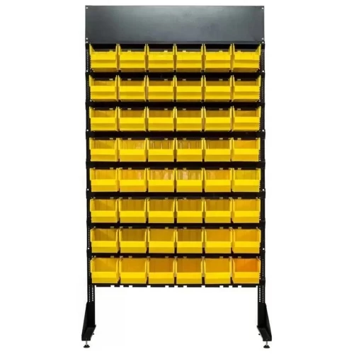 Стеллаж с пластиковыми ящиками 1801-0/0/8п G